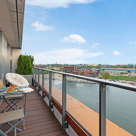 Brabank Riverside By Downtown Apartments Gdańsk Exterior foto