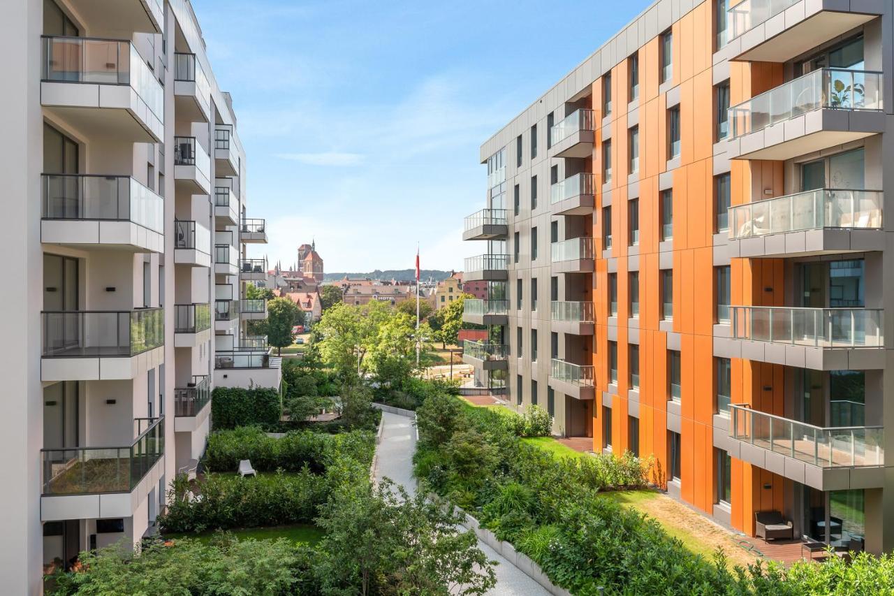 Brabank Riverside By Downtown Apartments Gdańsk Exterior foto